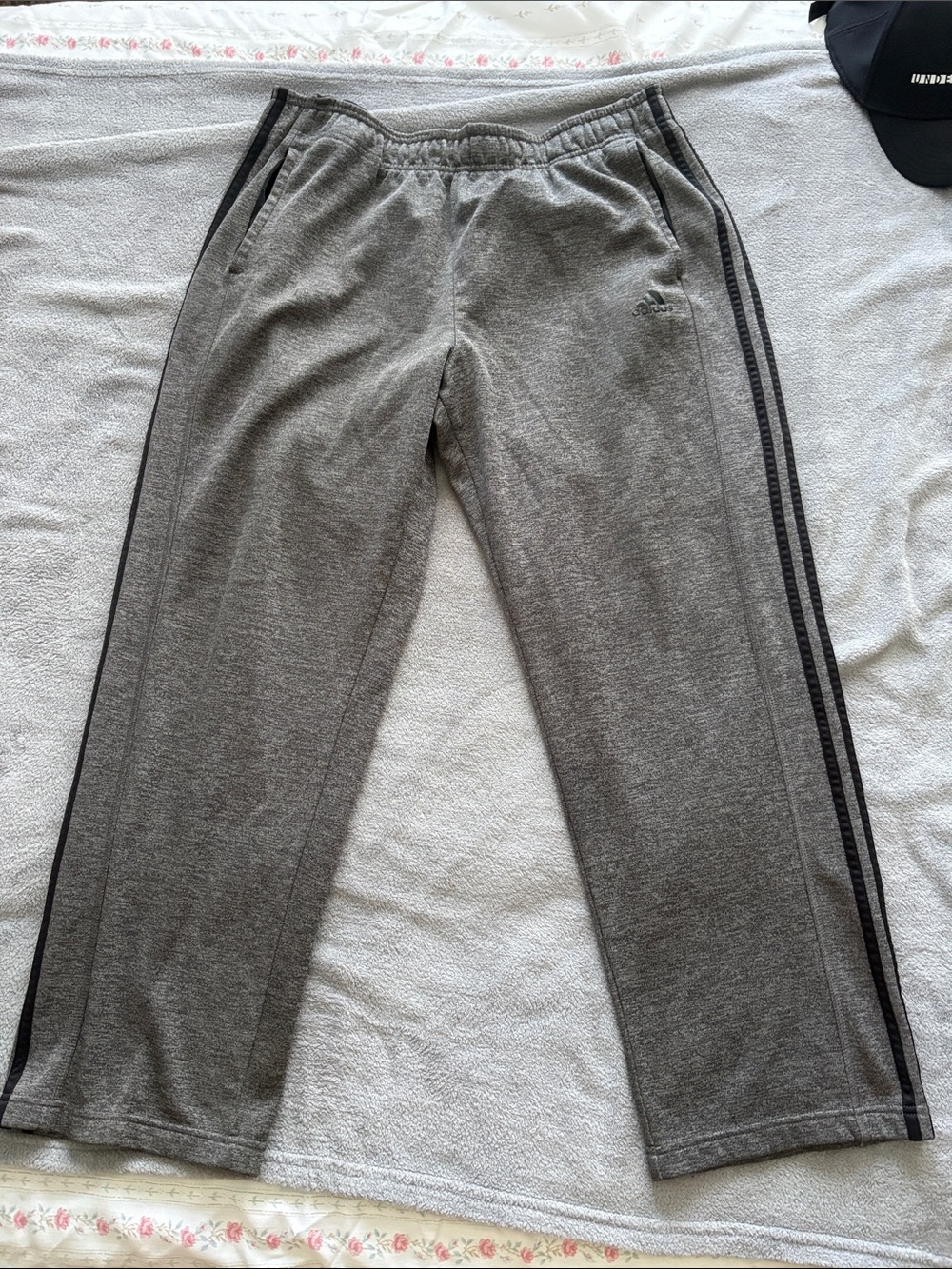 Gray Men's Athletic Track Pants Adidas